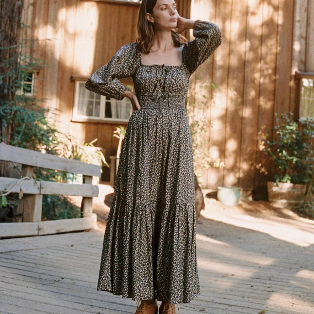 CHRISTY DAWN JENNICA DRESS NOIR HARVEST